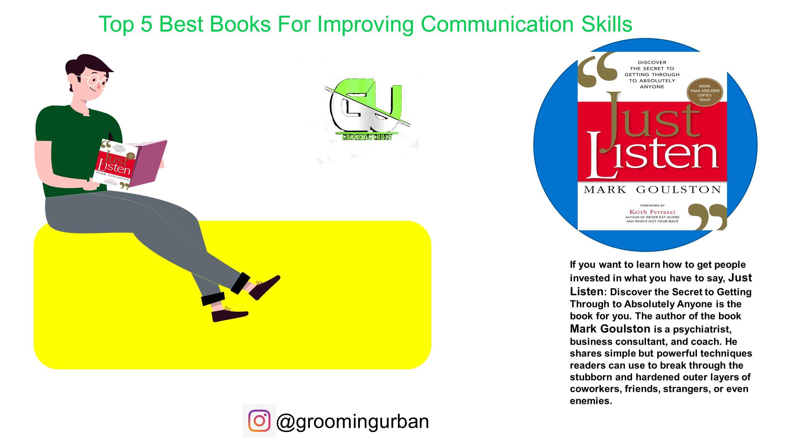 Top 5 Best Books For Improving Communication Skills - Grooming Urban