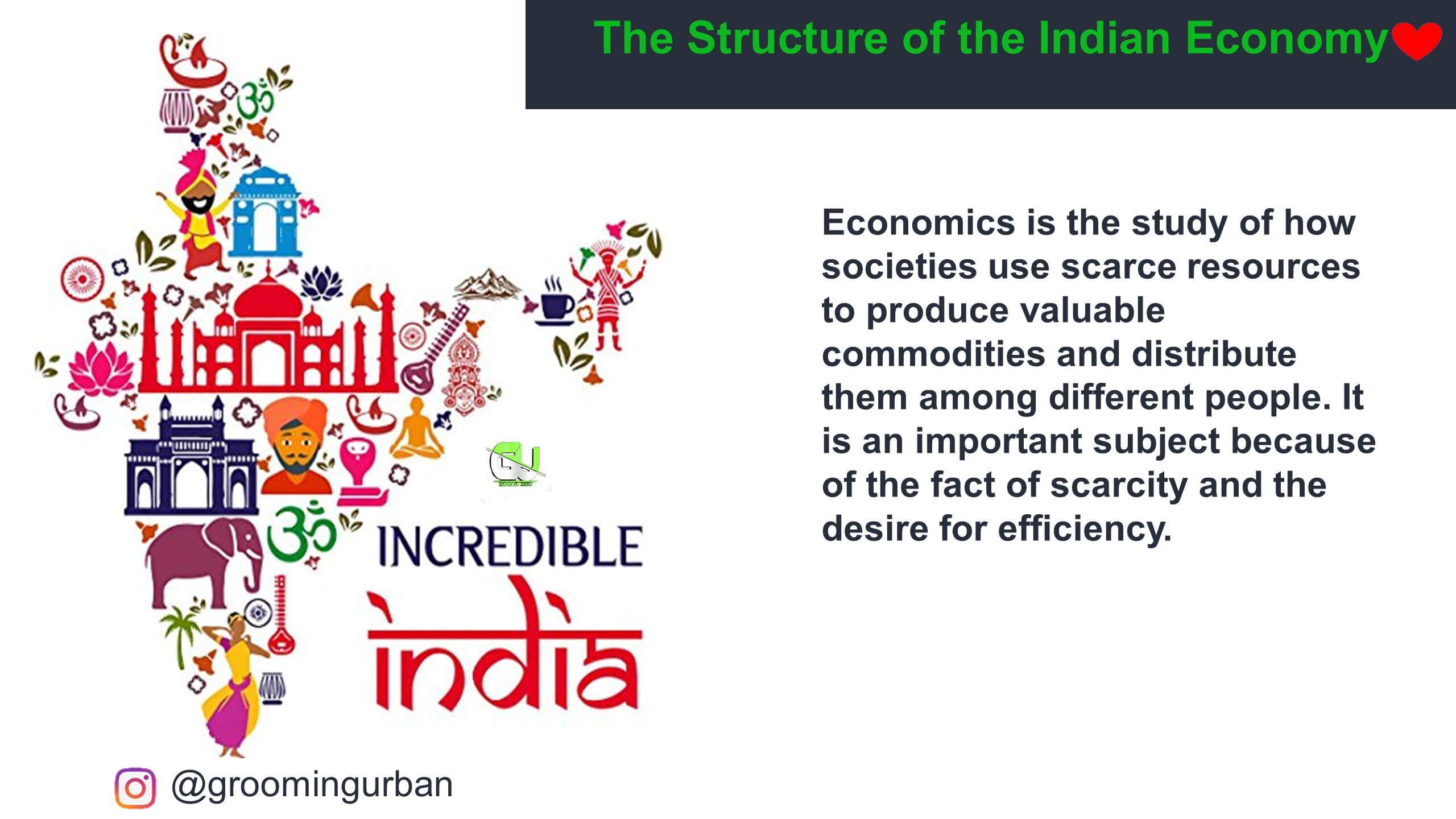 The Structure Of The Indian Economy - Grooming Urban